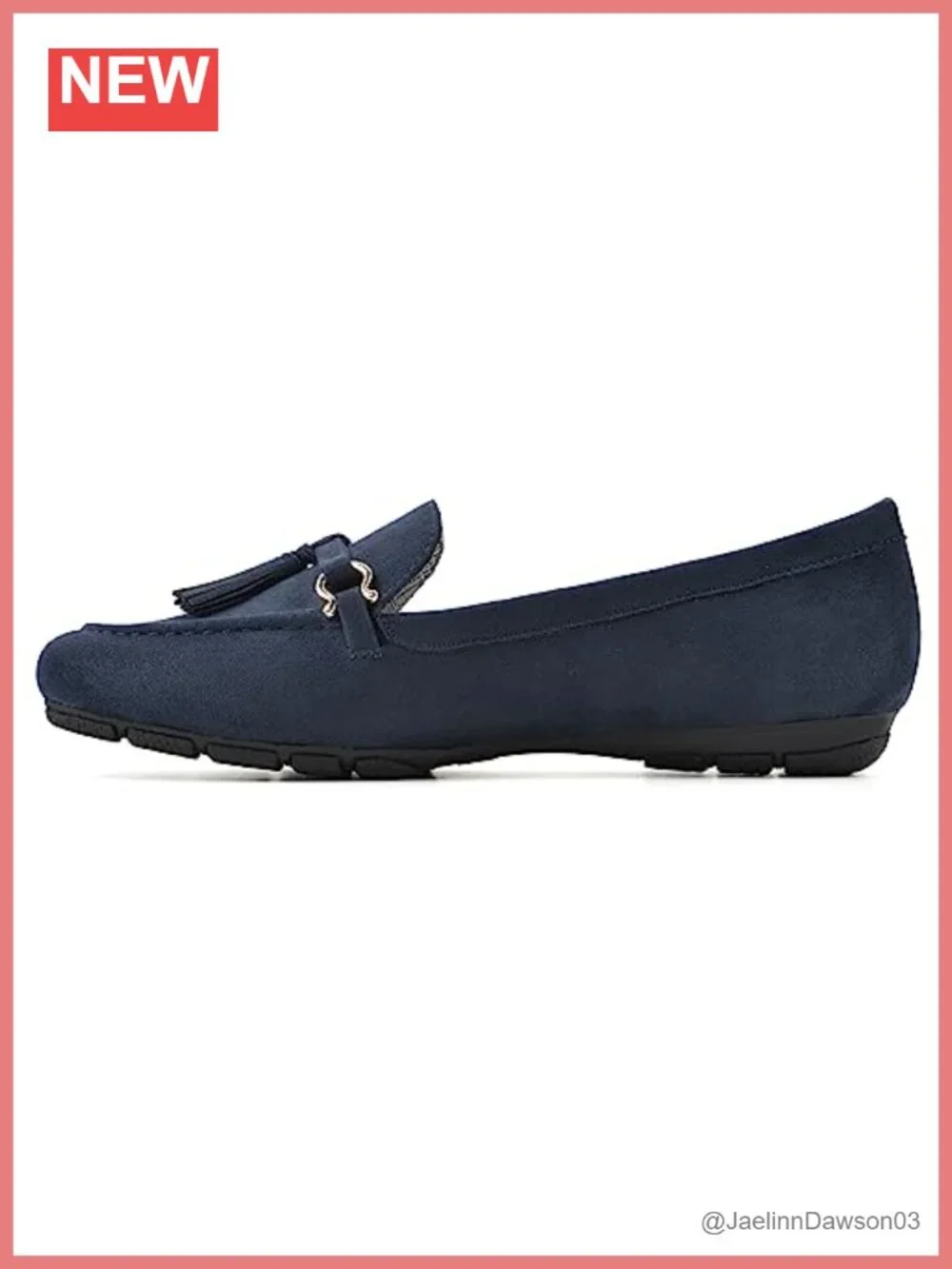 Cushioned Driving Mocc Flat - Slip-On, Round Toe, Tassel